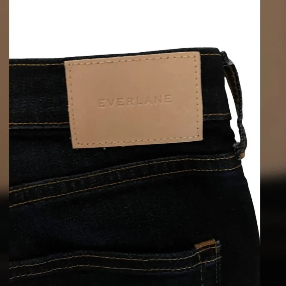 Everlane NEW The High Rise Skinny Jean Dark Indigo Wash size 27 Tall